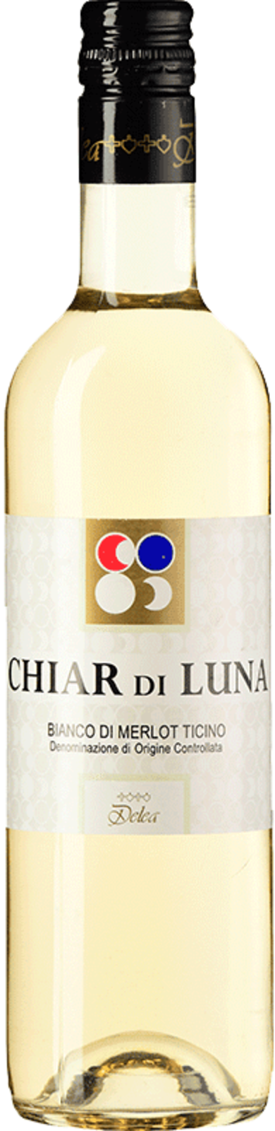 Angelo Delea Bianco di Merlot Ticino DOC Chiar di Luna Weisswein Kiste 15 x 50 cl / 12.5 % Schweiz – Produktansicht