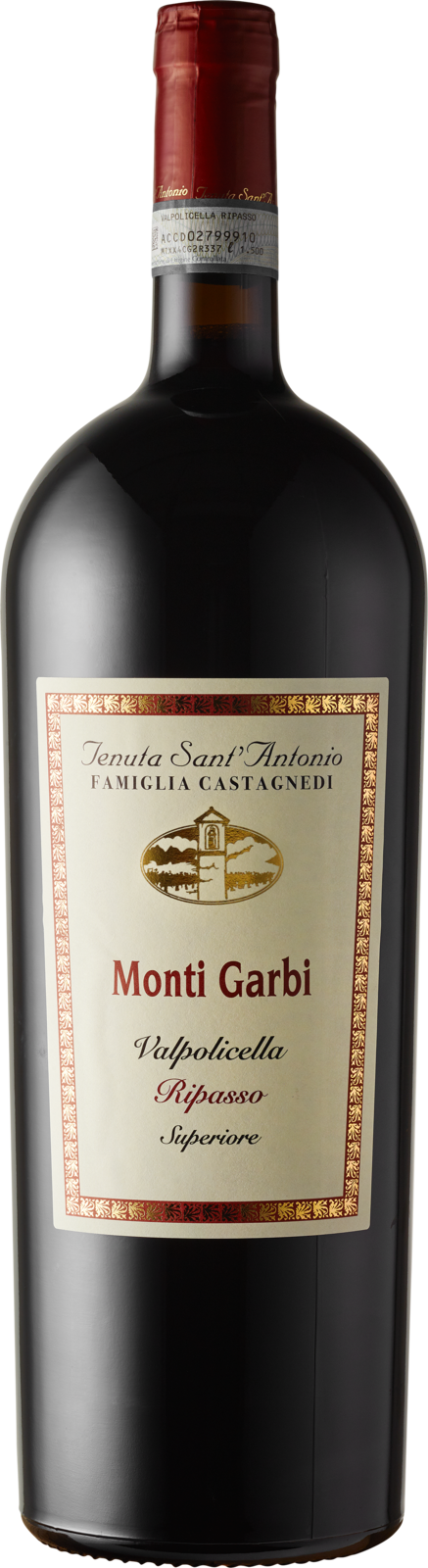 Tenuta Sant’Antonio Valpolicella superiore DOC Ripasso Monti Garbi 2021 Rotwein 500 cl / 14 % Schweiz – Produktansicht