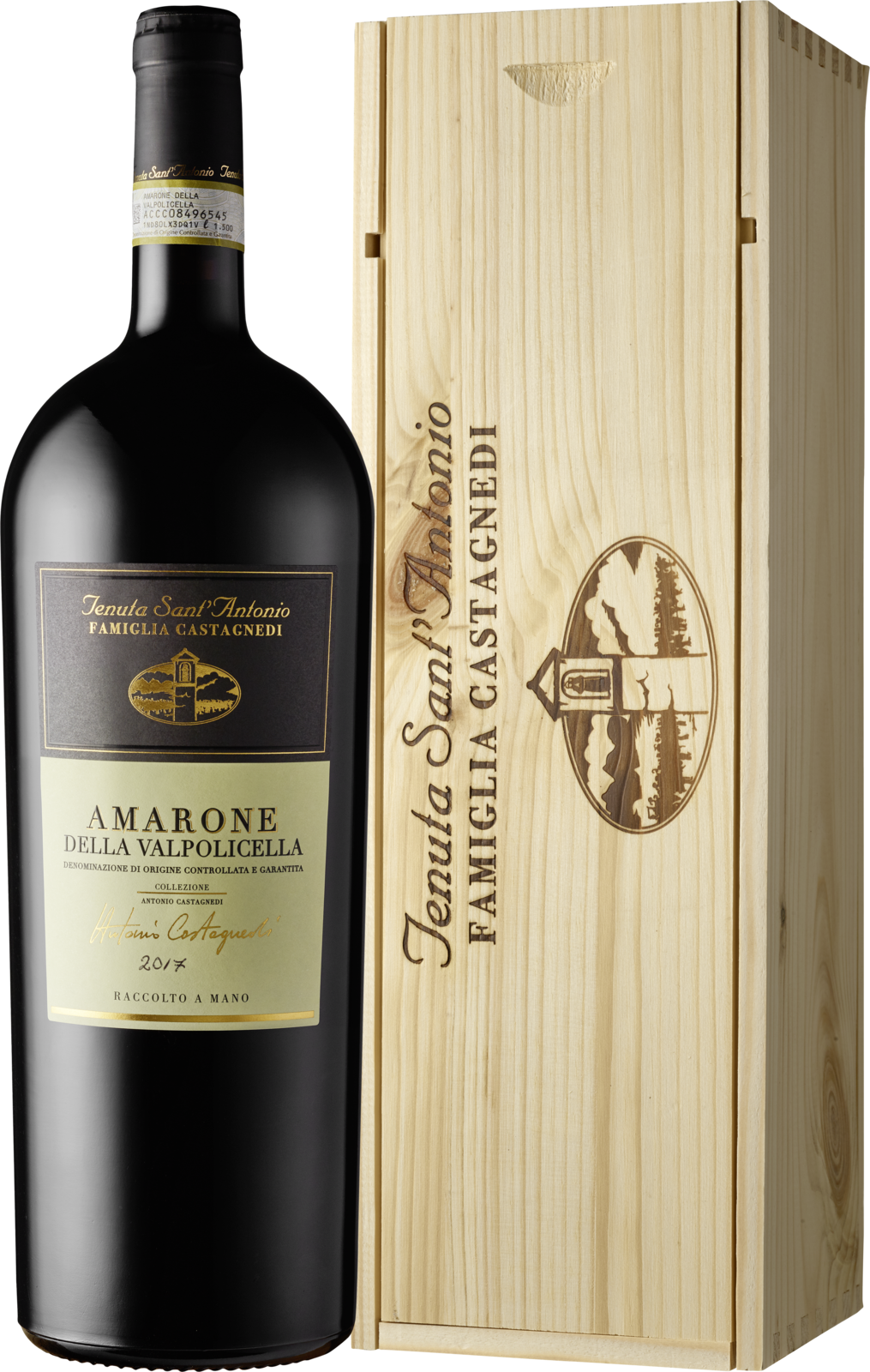 Tenuta Sant’Antonio Amarone della Valpolicella DOCG Antonio Castagnedi 2020 Rotwein 500 cl / 15 % Schweiz – Produktansicht