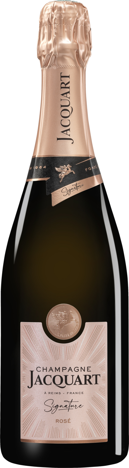 Champagne Jacquart Signature Rosé Schaumwein Kiste 6 x 75 cl / 12.5 % Frankreich – Produktansicht