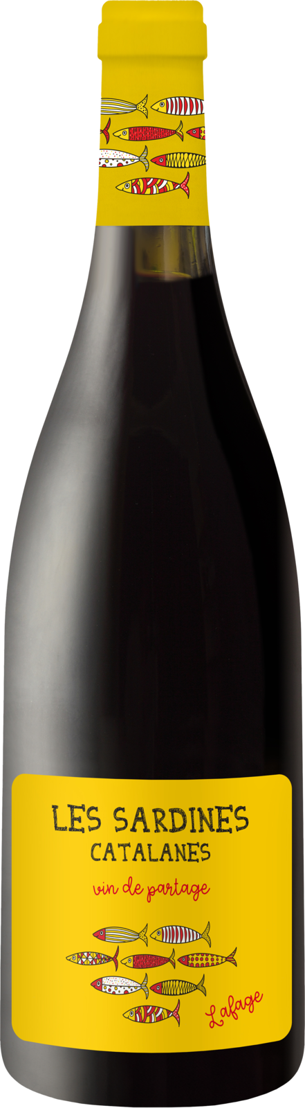 Domaine Lafage Les Sardines Catalanes Rouge Côtes Catalanes IGP 2023 Rotwein Kiste 6 x 75 cl / 13.5 % Frankreich – Produktansicht
