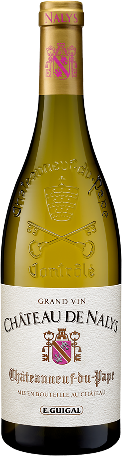 E. Guigal Châteauneuf du Pape Blanc AOP Château de Nalys 2021 Weisswein Kiste 6 x 75 cl / 14.5 % Frankreich – Produktansicht