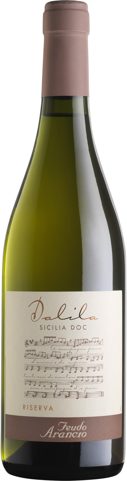 Mezzacorona – Feudo Arancio Dalila Bianco Riserva Sicilia DOC 2023 Weisswein Kiste 6 x 75 cl / 13 % Italien – Produktansicht