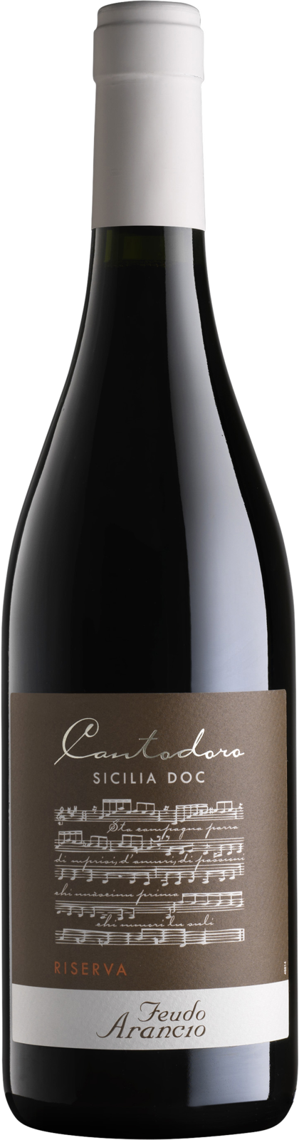 Mezzacorona – Feudo Arancio Cantodoro Rosso Riserva Sicilia DOC 2023 Rotwein Kiste 6 x 75 cl / 13.5 % Italien – Produktansicht