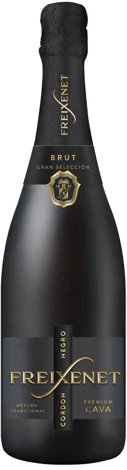 Freixenet Cava DO Cordon Negro Brut Schaumwein Kiste 6 x 75 cl / 11.5 % Spanien – Produktansicht