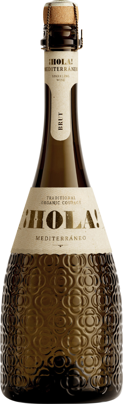 HOLA MEDITERRÁNEO BRUT – Bio Vegan Schaumwein Kiste 6 x 75 cl / 11.5 % Spanien – Produktansicht