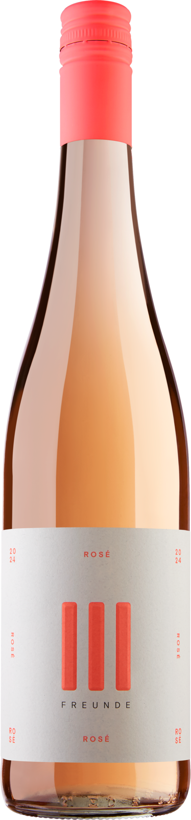 III FREUNDE Rosé 2024 Rosé Kiste 6 x 75 cl / 10.5 % Deutschland – Produktansicht