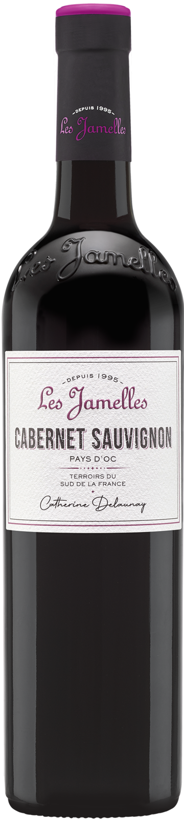 Les Jamelles Cabernet Sauvignon Pays d’Oc IGP 2024 Rotwein Kiste 6 x 75 cl / 13.5 % Frankreich – Produktansicht