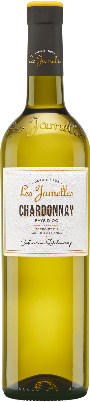 Les Jamelles Chardonnay Pays d’Oc IGP 2024 Weisswein Kiste 6 x 75 cl / 13 % Frankreich – Produktansicht