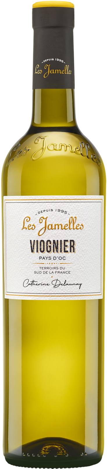Les Jamelles Viognier Pays d’Oc IGP 2024 Weisswein Kiste 6 x 75 cl / 13 % Frankreich – Produktansicht