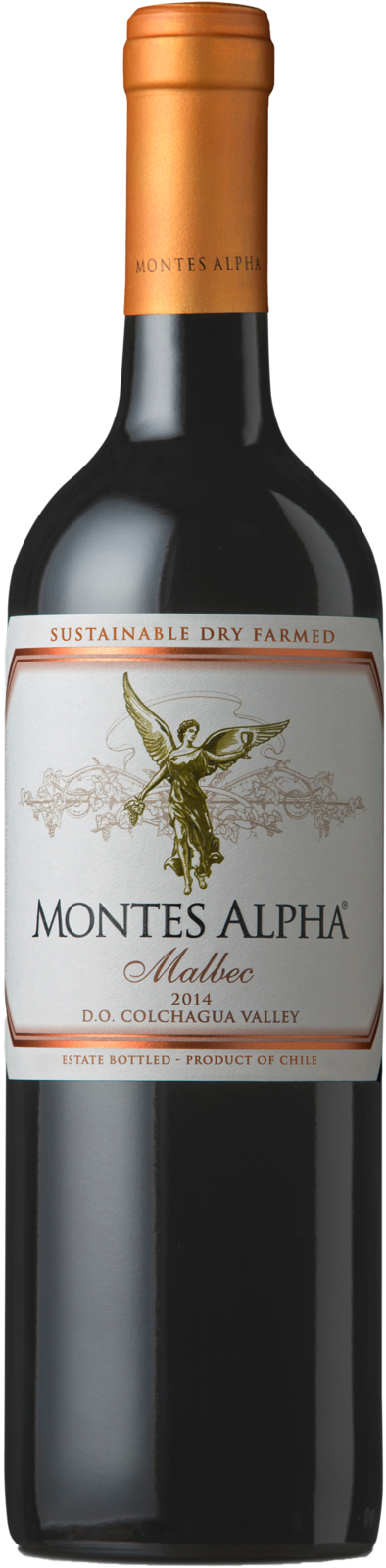 Montes Alpha Malbec DO 2022 Rotwein Kiste 6 x 75 cl / 14.5 % Chile – Produktansicht