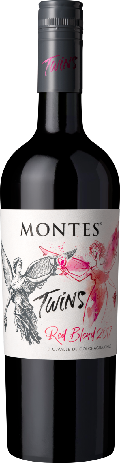 Montes Twins DO 2019 Rotwein Kiste 6 x 75 cl / 14.5 % Chile – Produktansicht