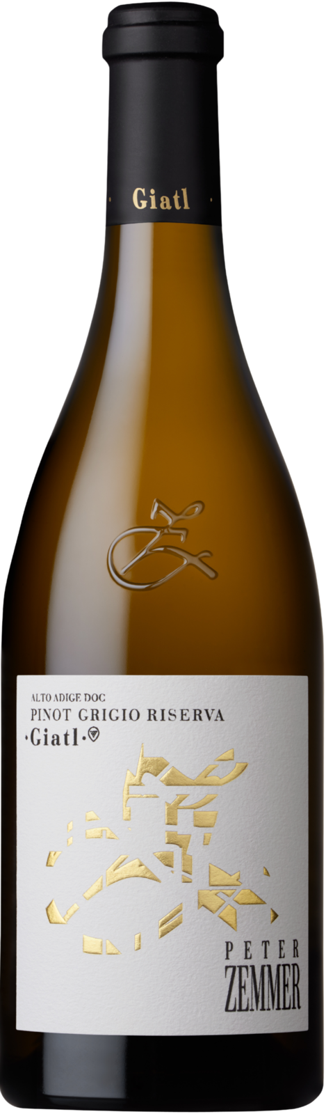 Peter Zemmer Pinot Grigio Riserva Giatl Südtirol DOC 2023 Weisswein Kiste 6 x 75 cl / 13.5 % Italien – Produktansicht