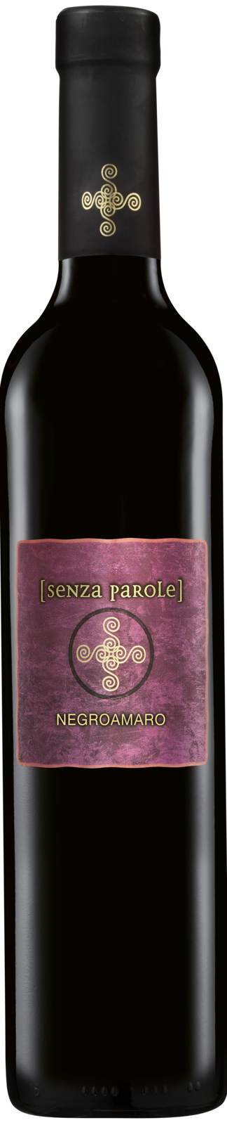 Senza Parole Negroamaro Puglia IGP 2024 Rotwein Kiste 6 x 50 cl / 13.5 % Italien – Produktansicht