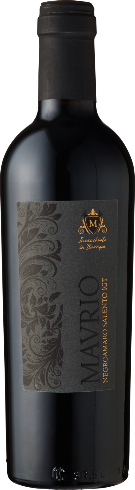 Mavrio Negroamaro Salento IGP 2022 Rotwein Kiste 6 x 37.5 cl / 14.5 % Italien – Produktansicht