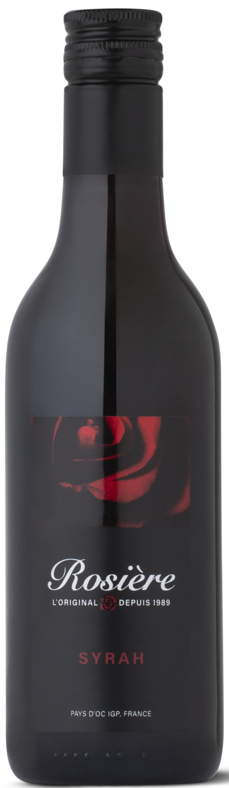 Rosière Syrah Pays d'Oc IGP 2023 Rotwein Kiste 12 x 25 cl / 12.5 % Frankreich – Produktansicht