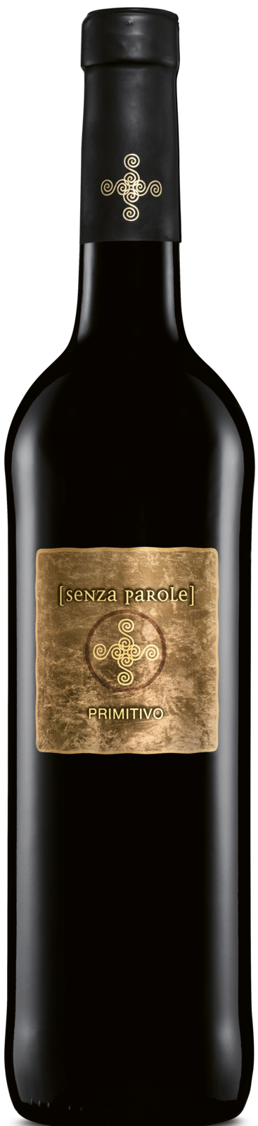 Senza Parole Primitivo Puglia IGP 2024 Rotwein Kiste 24 x 18.7 cl / 14 % Italien – Produktansicht