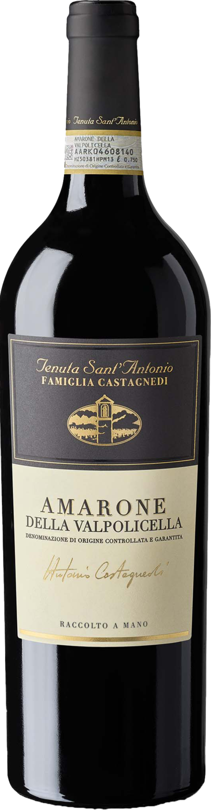 Tenuta Sant’Antonio Amarone della Valpolicella DOCG Antonio Castagnedi 2021 Rotwein Kiste 6 x 75 cl / 15 % Italien – Produktansicht