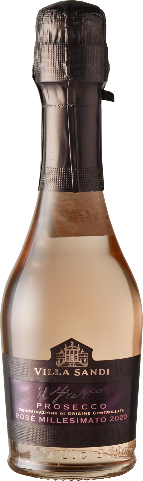 Villa Sandi Prosecco DOC Rosé Millesimato Il Fresco Brut 2020 Schaumwein Kiste 24 x 20 cl / 11 % Italien – Produktansicht