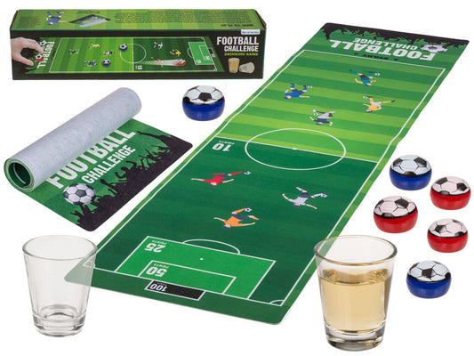 Trinkspiel-Tischfussball-Matte-120x30cm-6-B-lle-2-Gl-ser-G-Box-VE-3