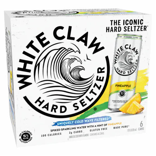 White Claw HARD SELTZER Pineapple Kiste 24 x 355 ml / 5 % USA