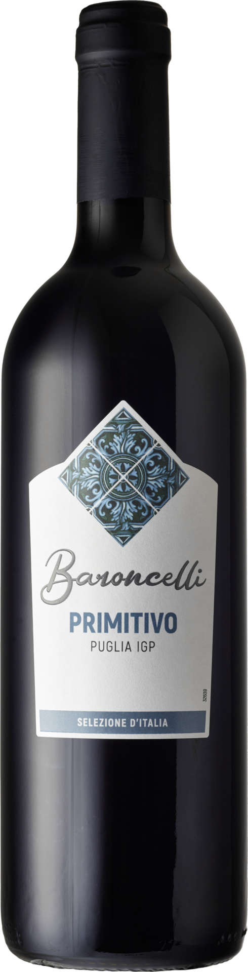 Baroncelli Primitivo Puglia IGP 2025 Rotwein Kiste 6 x 50 cl / 13 % Italien – Flasche
