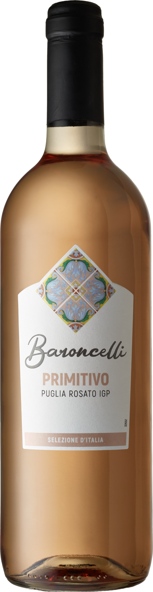 Baroncelli Primitivo Puglia rosato IGP 2025 Rosé Kiste 6 x 75 cl / 12 % Italien – Flasche