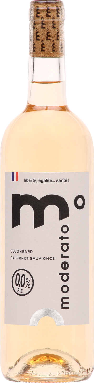 Moderato Cuvée Originale Le Rosé 0.0% Alkoholfreier Wein Kiste 6 x 75 cl Frankreich – Produktansicht