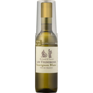 LES VIGNERONS Sauvignon Blanc PET Pack 12 x 18.7 cl / 11 % Frankreich – Ansicht