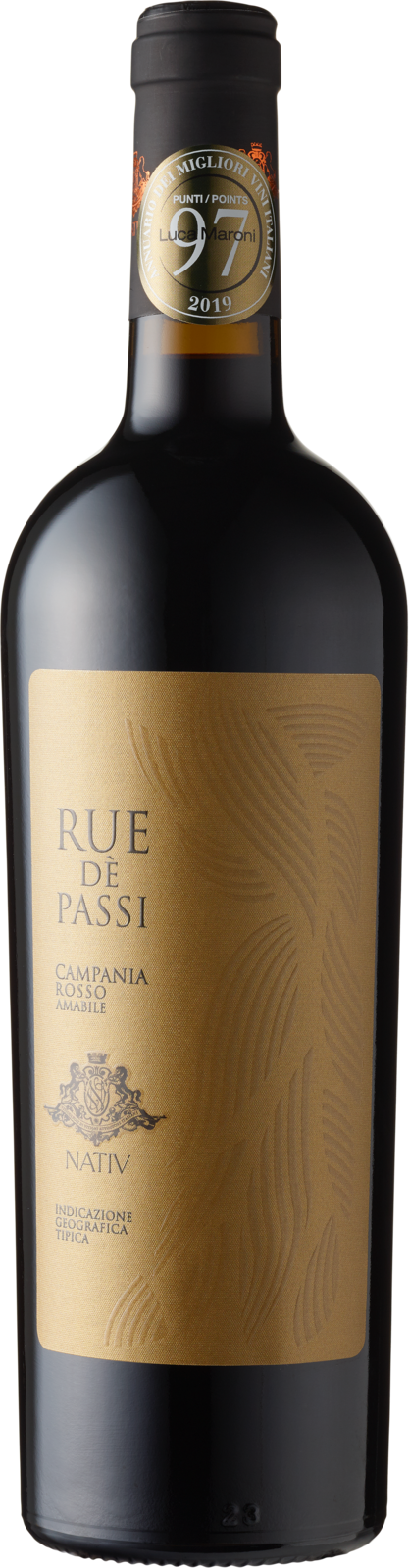 Nativ Campania Rosso Amabile IGP Rue de Passi 2020 Rotwein Kiste 6 x 75 cl / 13.5 % Italien – Flasche