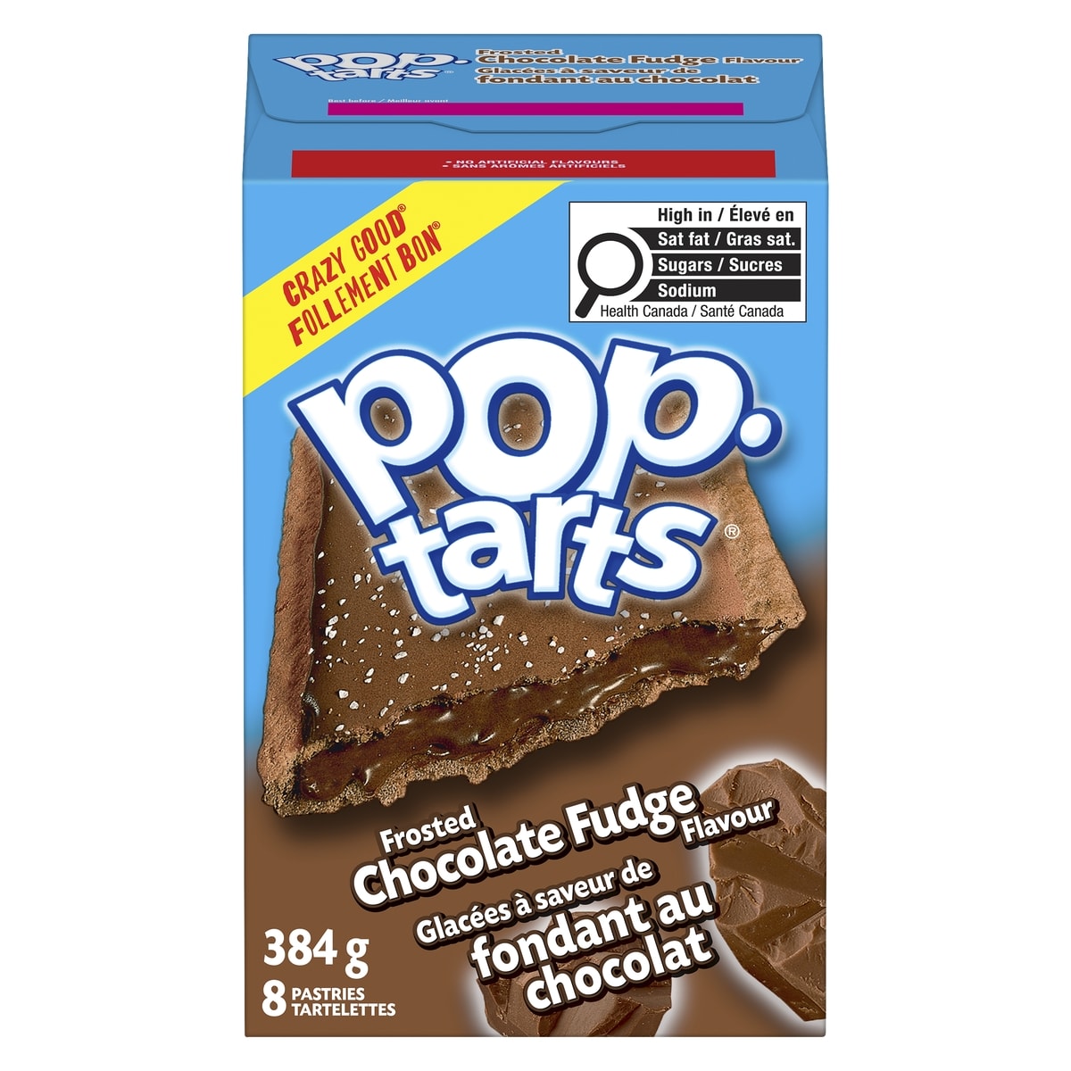 Kellogg's POP-TARTS Frosted Chocolate Fudge Box 12 x 384 Gramm USA – Produktansicht