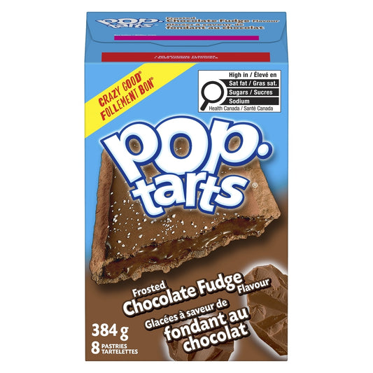 Kellogg's POP-TARTS Frosted Chocolate Fudge Box 12 x 384 Gramm USA – Produktansicht