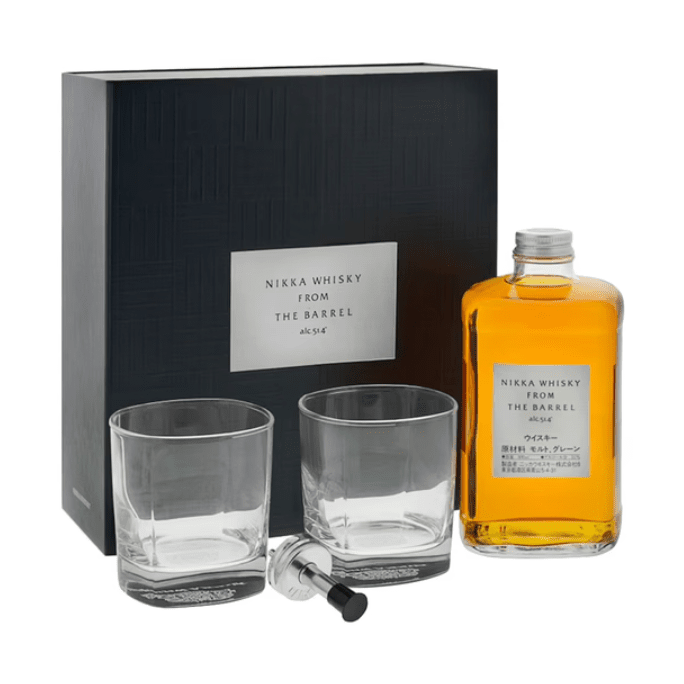 NIKKA SET from the Barrel Blended Whisky mit 2 Gläsern uns Ausgiesser 50 cl  / 51.4 % Japan