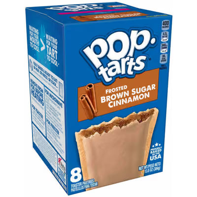 Kellogg's POP-TARTS Frosted Brown Sugar Cinnamon Box 12 x 384 Gramm USA