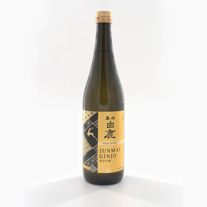Sake Hakushika Junmai Ginjo 72 cl / 14.7 % Japan – Produktansicht