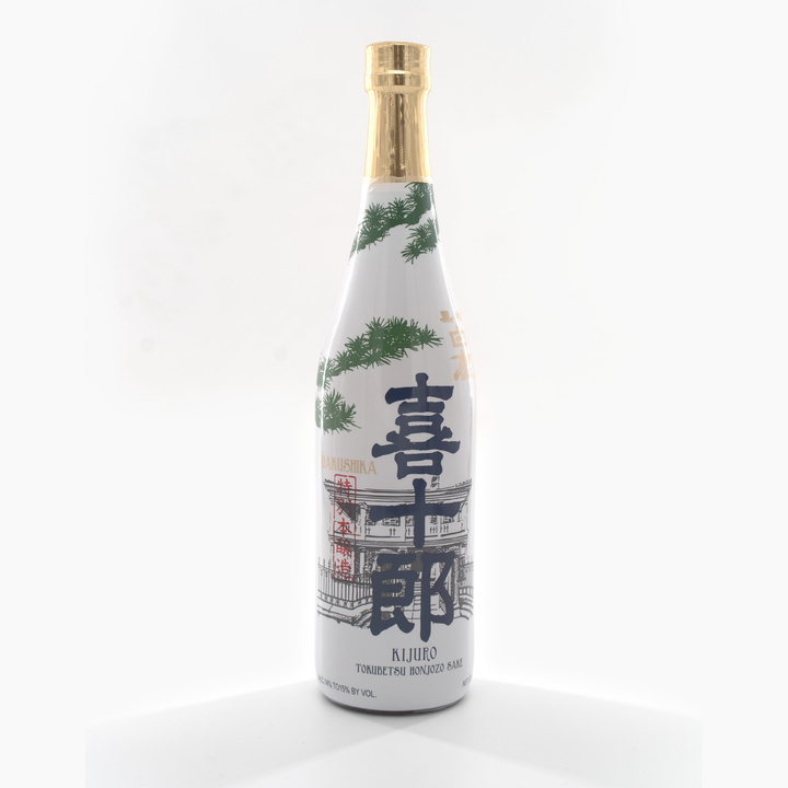 Sake Hakushika Kijuro Tokubetsu Honjozo 72 cl / 14.7 % Japan – Produktansicht