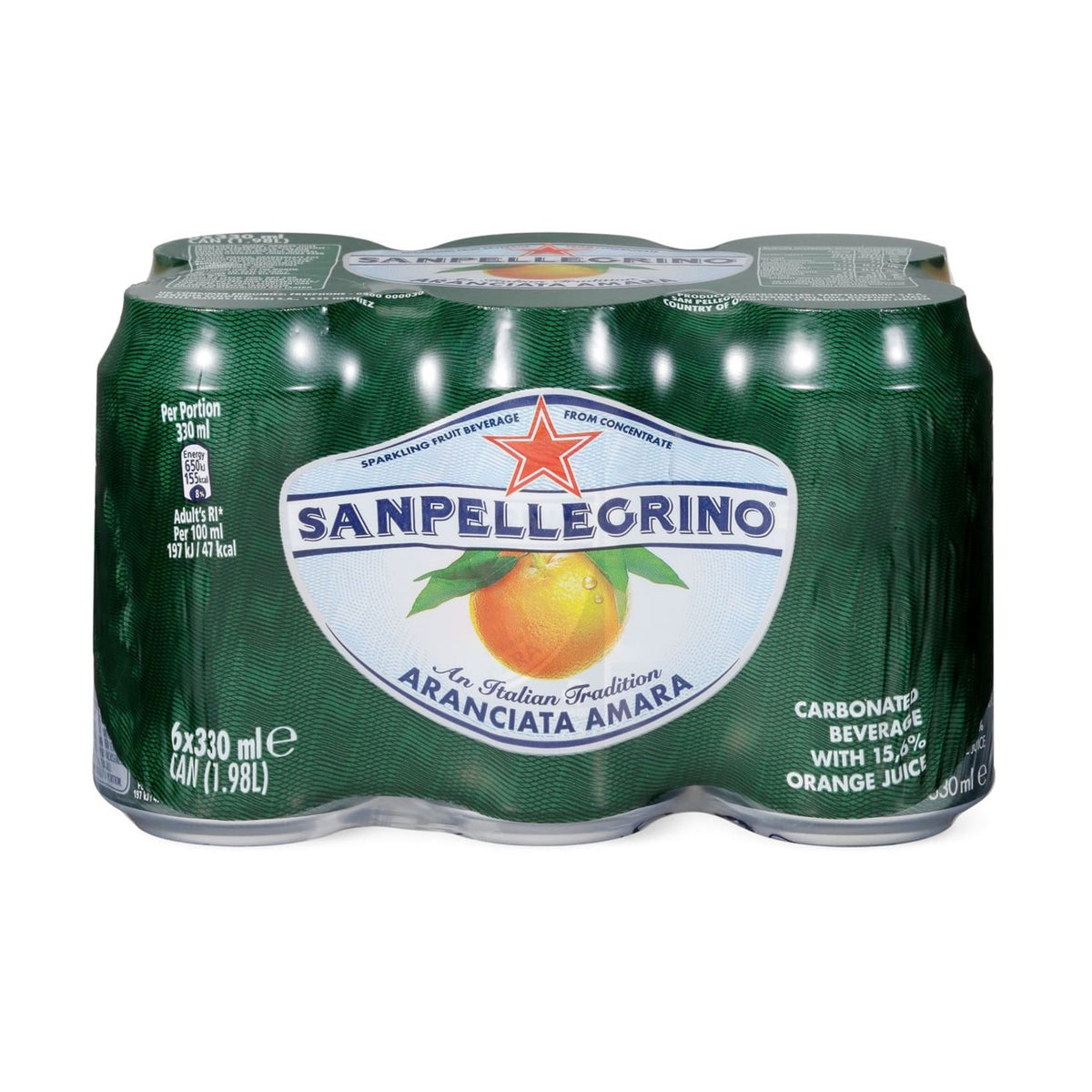 SanPellegrino L'Amara Kiste 24 x 330 ml Italien
